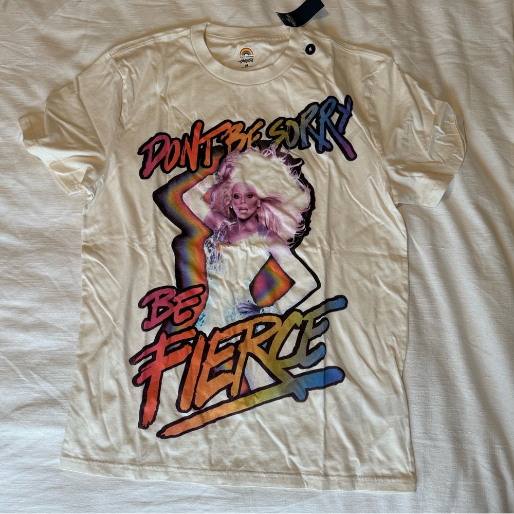 Don’t Be Sorry Be Fierce Hollister Graphic Tee Pride